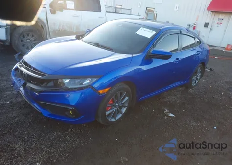 2019 Honda Civic Ex-L z USA, uszkodzony, nr VIN 19XFC1F71KE211522